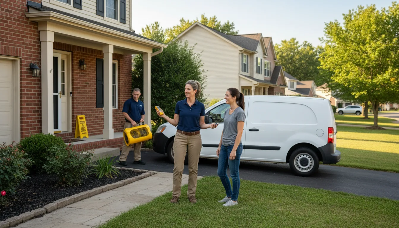 Residential water damage restoration in Wallace, ID